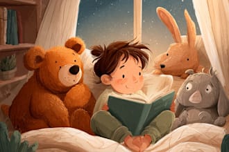 children book illustration and children book illustration