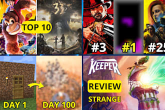 create thumbnails and write scripts for your gaming videos