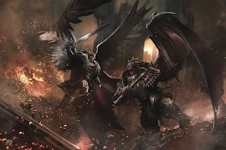 create 40k fan art for you