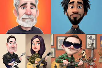 draw anime portraits caricatures and digital avatars