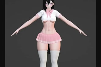 port 3d models to gmod,explicit morph,exposed outfit variant,vroid,sfm,vrm,arkit