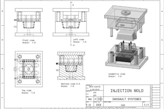 do 3d cad modeling, plastic product design, injection molding for 3d printing