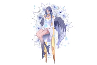 drawing anime illustration, original character or fanart