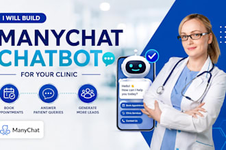 build manychat chatbot for your clinic
