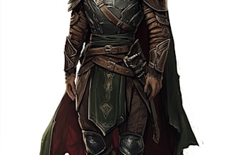 fantasy dnd character illustration