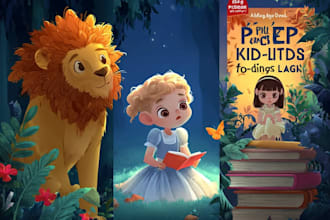 design math learning children book cover illustration art