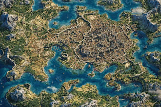 create fantasy battle maps and dungeon map design