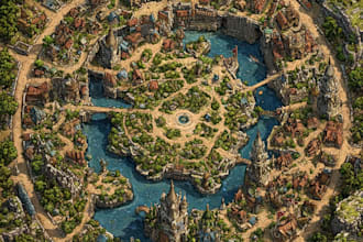 design custom fantasy empire and kingdom maps