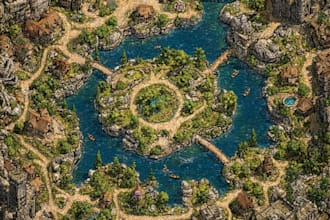 create detailed dungeon and fantasy battle maps