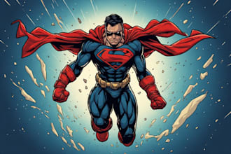 professional custom comic character design