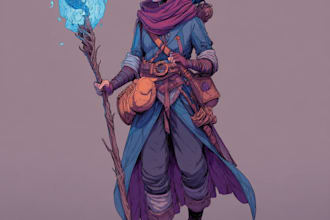 fantasy character fantasy character art in unique style