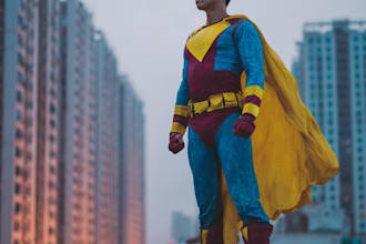 draw you as superhero handmade original art