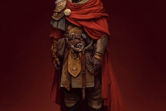 draw a fantasy character design and dnd character art