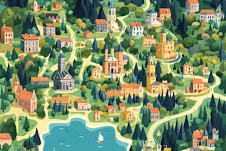 do map design for custom events, festivals, and vector