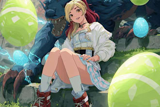 create anime wallpaper poster and youtube banner