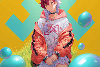 draw anime fan art character portrait illustration
