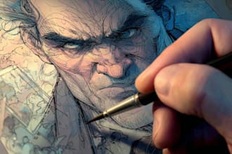 draw comic book illustration with comic book illustrator