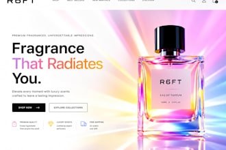 build perfume website cologne shopify store fragrance perfume online store