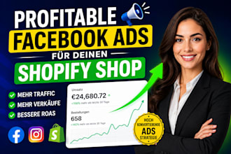 ich schalte profitable facebook ads für deinen shopify shop