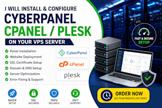 install cpanel plesk or hosting panel on your vps