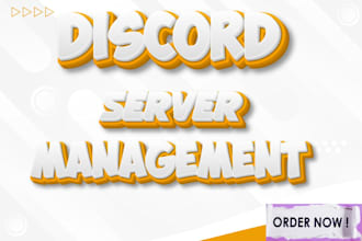 professionally manage and setup your discord server