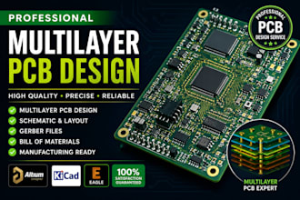 design professional multilayer pcb and pcb layout