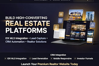 build realtor website with idx mls integration for real estate agents investors