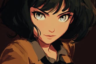 do anime character an illustration and anime character