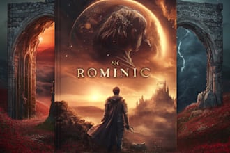 design cinematic cover artwork for amazon kdp novels