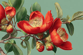 draw flowers, trees or botanical illustration