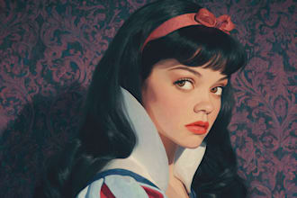 do disney cartoon portrait
