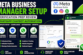 audit and troubleshoot your meta business manager and whatsapp chatbot