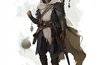 create a dnd game or dnd character art