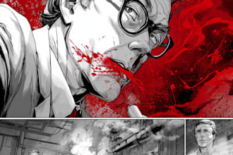 do comic manga art artist superhero comic illustration