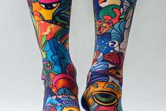 unique socks design and custom socks design