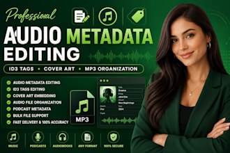 add or edit professional id3 metadata tags for audio files