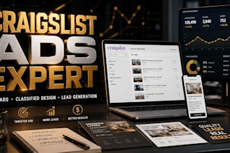 design high conversion craigslist flyer and craigslist ad