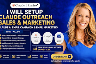 setup claude outreach sales marketing, claude ai email campaign email marketing