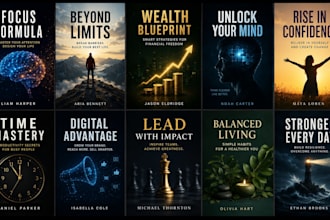 design stunning kindle cover design , book cover design