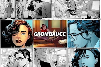 do comic book page illustration graphic novel cover art