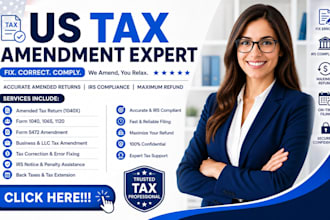 amend and correct your US tax return with irs tax amendment filing