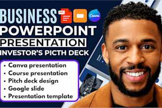 design, redesign and create business powerpoint presentation, in figma and wix