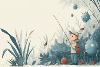 illustrate fun and imaginative children stories