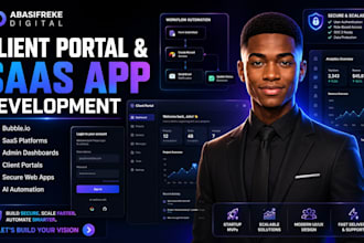 build bubble, soc 2 client portal, saas app, softr webapp airtable, adalo, mvp