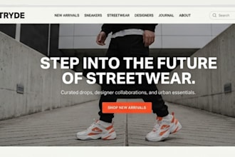 build squarespace sneaker designer website shoes website streetwear showcase web