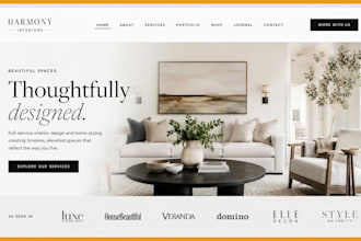 design showit interior designer website home stylist website showit staging site