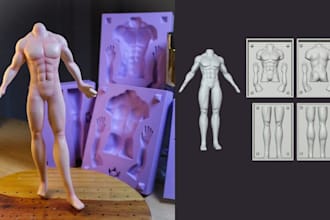 create 3d printable silicone mold, resin, jewelry, injection, silicone casting