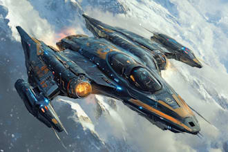 design spaceships and sci fi vehicles