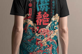 do japanese t shirt design