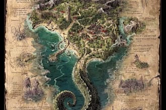 make an amazing world or regional custom fantasy map